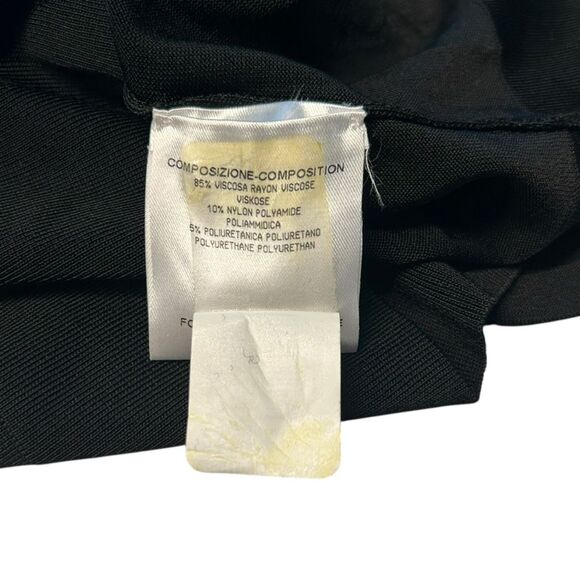 Gucci Women’s Size S Long Sleeve Scoop Neck Tee Black Minimalist Old Money Basic - Picture 7 of 7